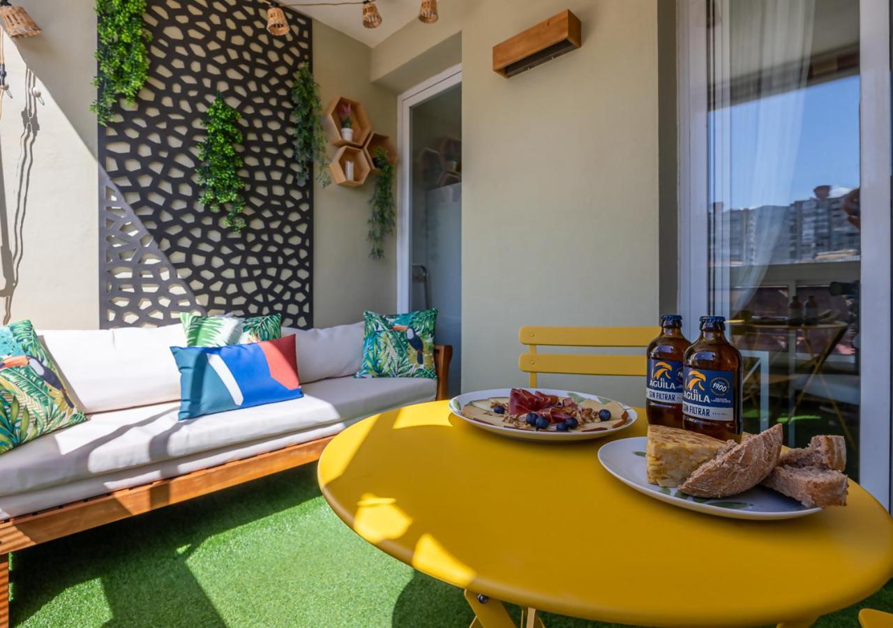 Apartamento Centro Wifi Terraza Parking Ascensor A La Playa A 5 Min Torremolinos Exterior foto